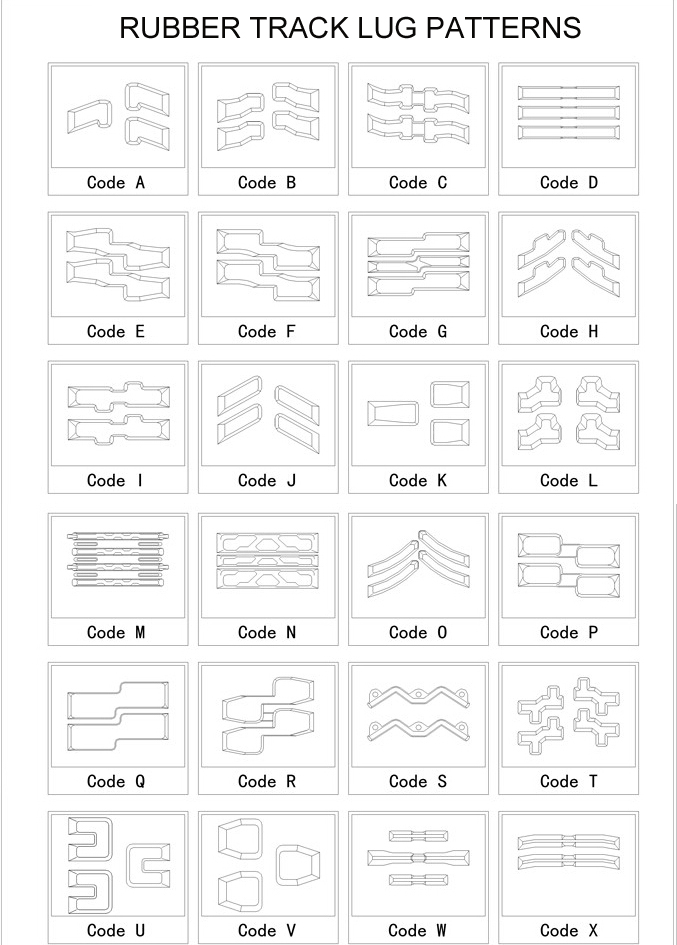 Rubber Track for World Machine 400 90*60