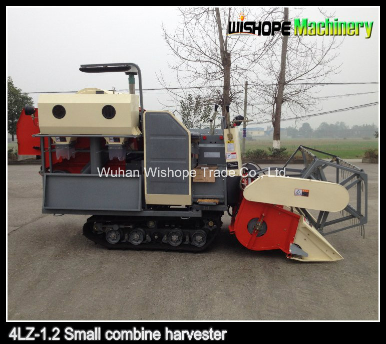Wishope Small Rice Combine Harvester with Manual Grain Tank