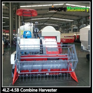 Wishope Combine Harvester with 450*90*56 Lengthened Rubber Track