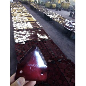 Long-Life Pressing Teeth Splash Fired Knife Section for Jd Combine Harvester