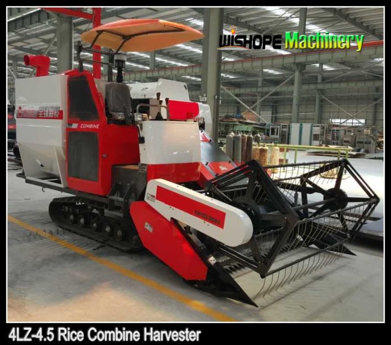 Chinese 100HP Engine Power Rice Combine Harvester 4lz-4.0 on Sale