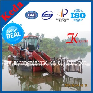 Mini Weed Harvester Vessel, Full Automatic Mini Aquatic Weed Harvester