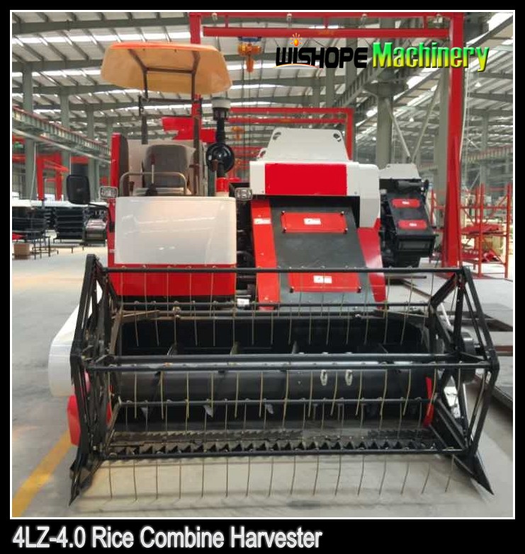 3020kg Weight 2080mm Cutter Head Rice Combine Harvester