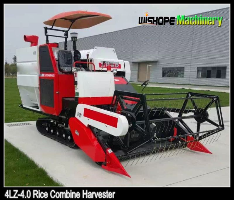 3020kg Weight 2080mm Cutter Head Rice Combine Harvester