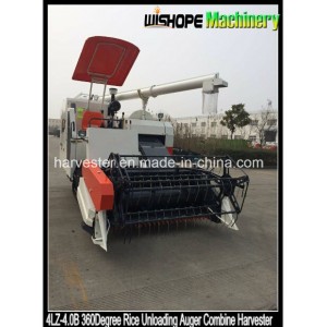 360degree Rotating Unloading Auger Harvester Machine