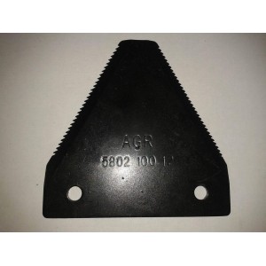 Thickness 2mm Material 65mn Color Black Under-Teeth Size 76*79 Harvester Blade