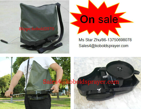 Bag Lawn Spreader, Seed Spreader, Fertilizer Broadcast Spreader