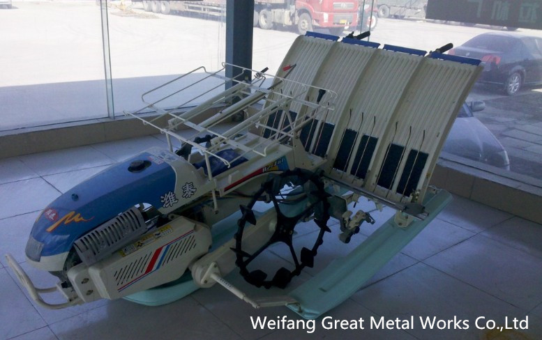 4 Rows Walking Type Rice Planter