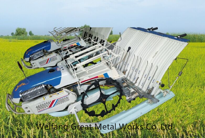 4 Rows Walking Type Rice Planter