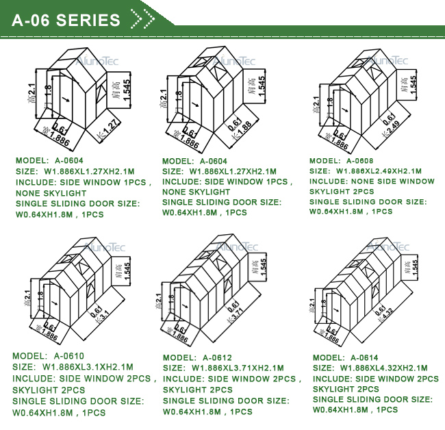 Polycarbonate Greenhouse Kits System