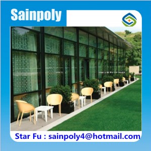 China Tempered Glass Greenhouses for Commercial