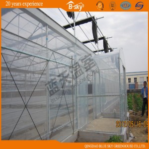 Po Film Greenhouse with Seeding Bed