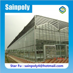 Good Quality Large Agricultural Glass Greenhouses