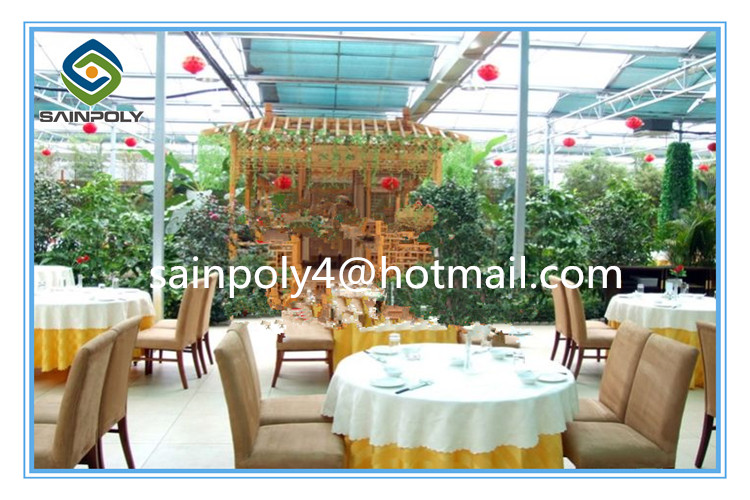 Factory-Direct-Supply Glass Greenhouse for Commercial