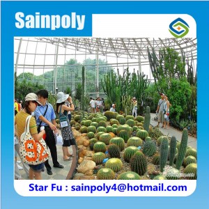 High Quality Tempered Glass Greenhouse for Sale