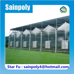 Galvanized Pipe PC-Sheet Greenhouse for Sale