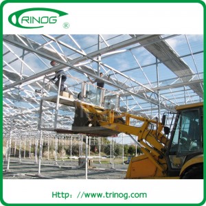 Flow glass greenhouse for agriculture farm