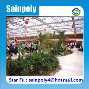 Lowest Price PC-Sheet Greenhouse for Ecological Restaurant