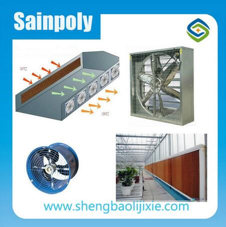 Alum Steel Frame Glass Greenhouse for Flowers with Hydroponic Systems