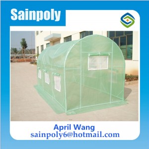 The Cheapest Plastic-Film Garden Greenhouse for Flower