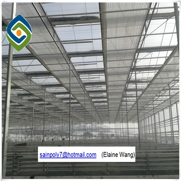 Glass Automatic Commercial Greenhouse for Sale