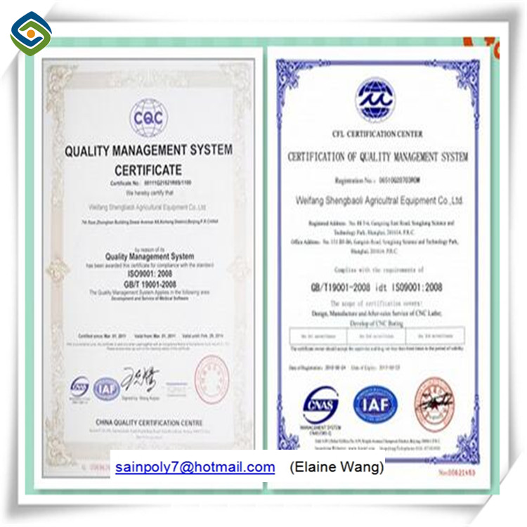 Plastic PE Film Greenhouse Hot Sale for Agriculture