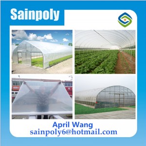 Low Cost Agricultural Plastic Film Greenhouse Tunnel