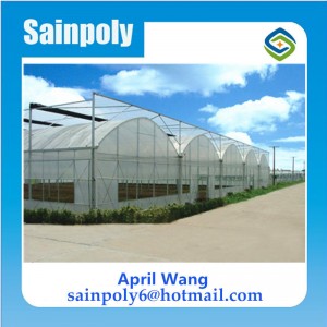 Low Cost Plastic Film Garden Agricultural Greenhouse