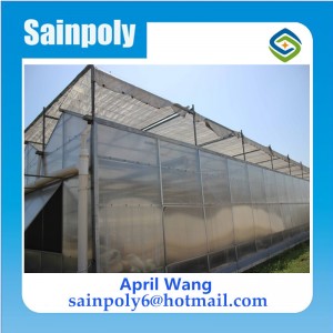 The Cheapest Multi-Span PC Sheet Greenhouse for Potato