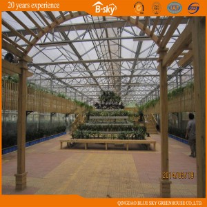 Dutch Technology High Quality Multi-Span Glass Greenhouse