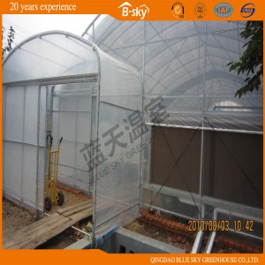 High Quality Plastic Film Multi-Span Green House with Substrate Culture