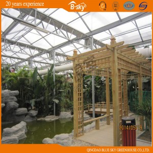 Long Term Use High Quality Multi-Span Glass Greenhouse