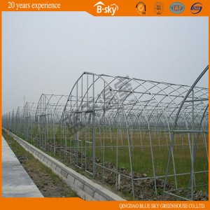 Low Cost Hoop Greenhouse with Galvanized Steel Frame