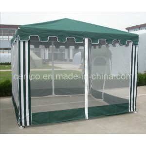 Backyard Gazebo with Screen Sidewall