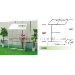 Lean-to Hobby Greenhouse for Limited Space (LW204)