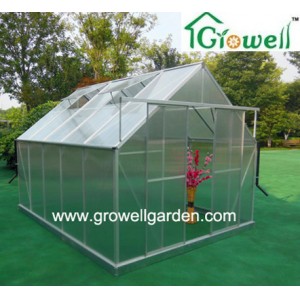 8&amp;prime; Wide Aluminium Walk-in Greenhouse (SP8 sereis)