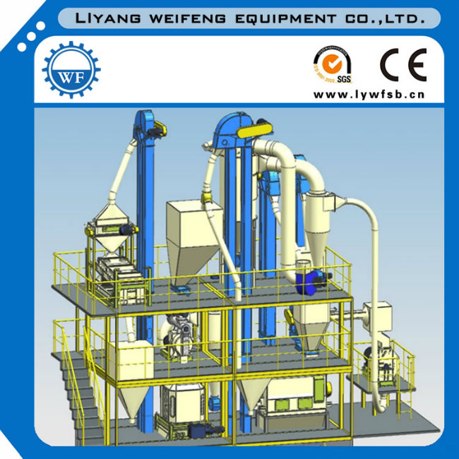 10t/H Chicken Pig Cow Feed Pellet Production Line
