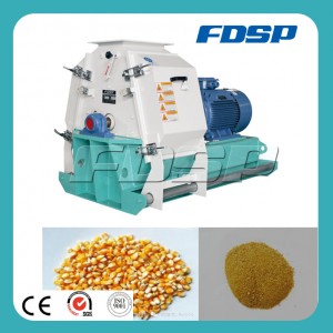 Corn/ Soybean/ Rice Grinder Poultry Feed Hammer Mill with Impeller Feeder