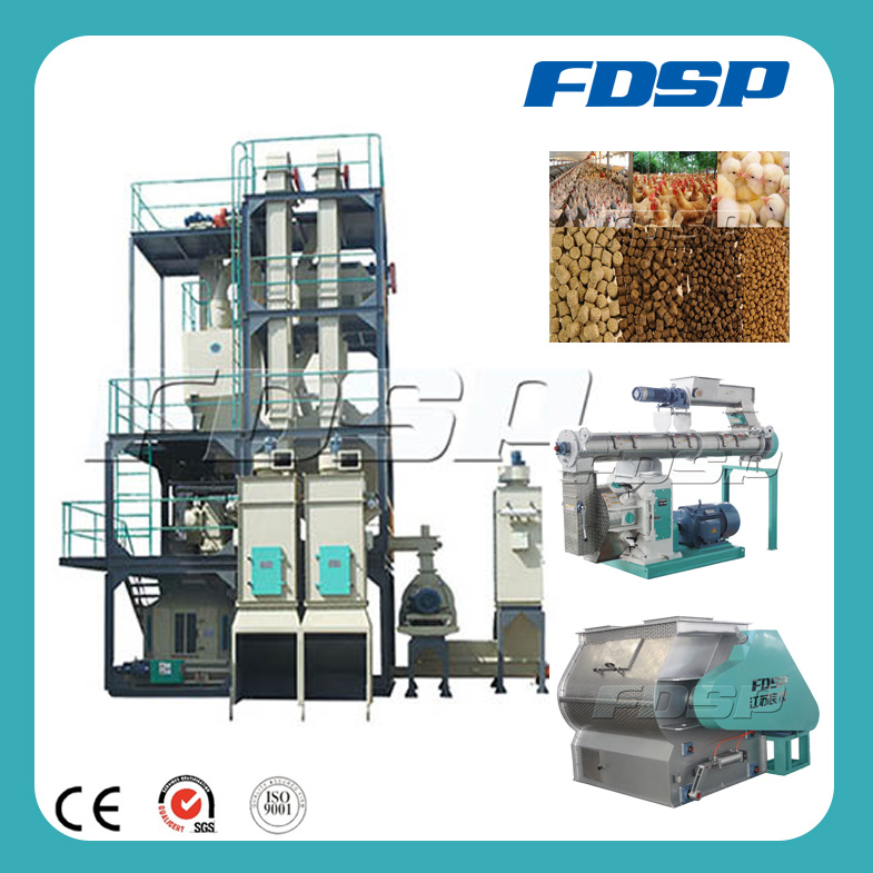 3-5tph Cow Feed Pellet Production Line