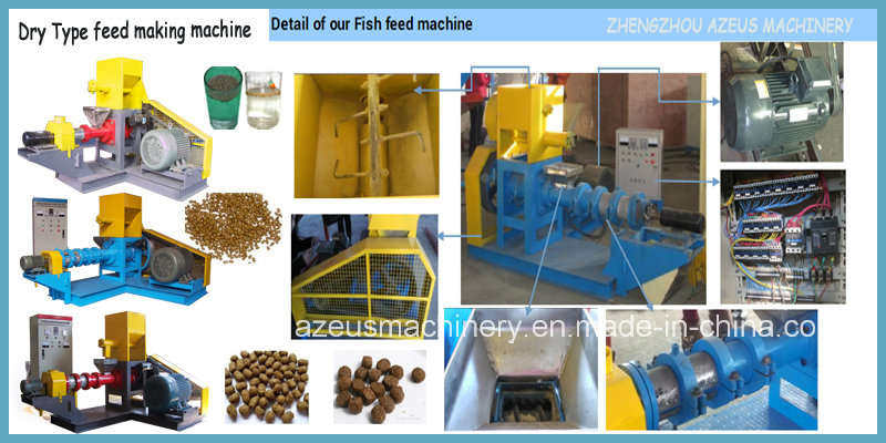 0.3-0.35t/H Output Animal Feed Pet Feed Fish Feed Pellet Extrusion Machine
