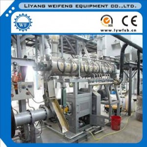 Twin Screw Wet Steam Feed Extruder, Bulking Machine, Fish Feed Mill Extruder