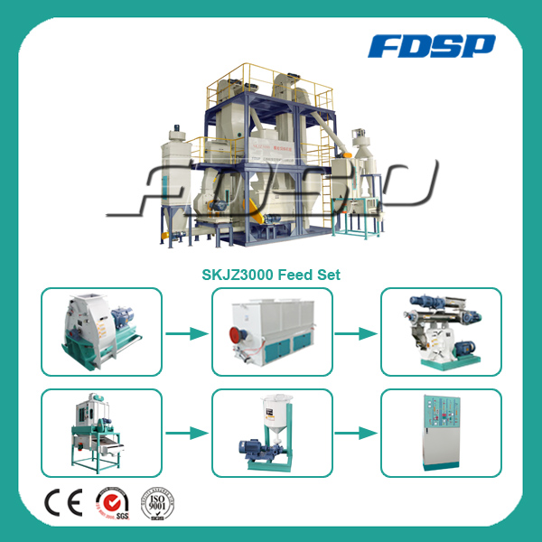 Animal Feed Pellet Plant Agro Feed Pellet Production Line