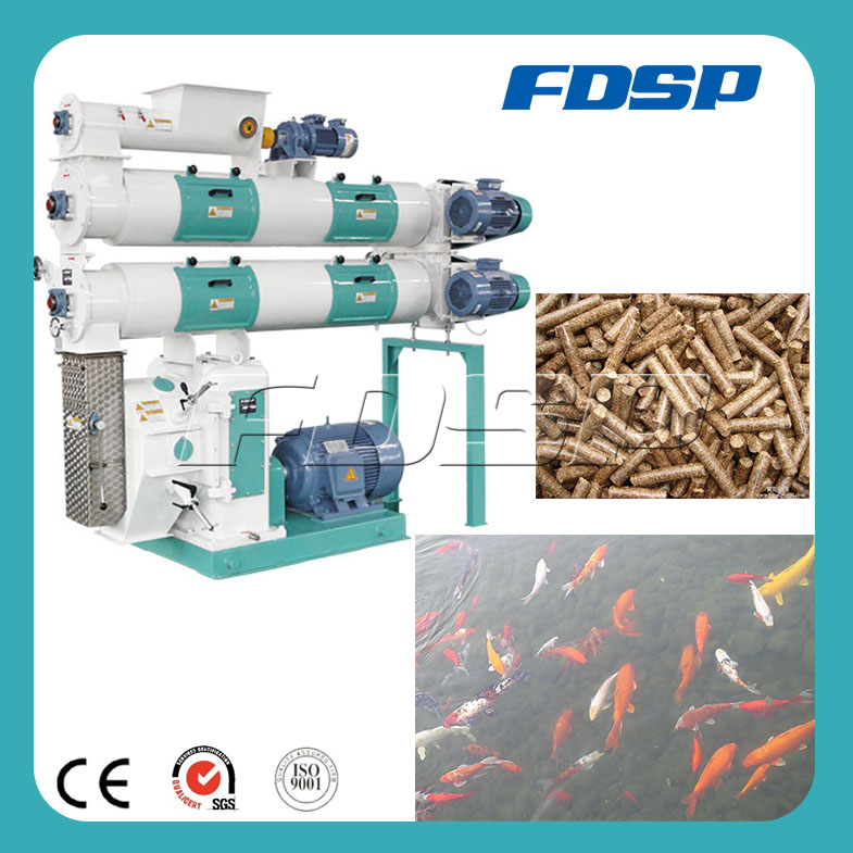 2-7tph Sinking Fish Feed Pellet Mill Aqua Feed Pellet Machine for Sale