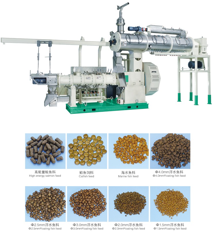 Factory Supply Fish Feed Pellet Machine / Fish Feed Plant for Sale
