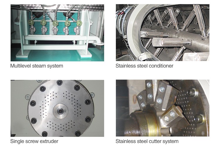 Brand New Feed Extruder Machine / Floating Fish Feed Pellet Mill for Sale