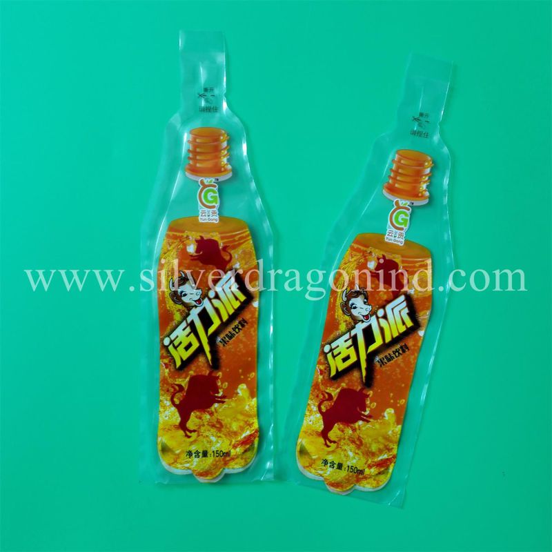 Custom Printed Plastic Drink Bags for 50ml, 100ml, 150ml, 200ml, 250ml, 300ml, 350ml, 400ml, 450ml&500ml