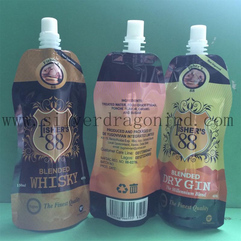 Drink Package Bags with Spout
