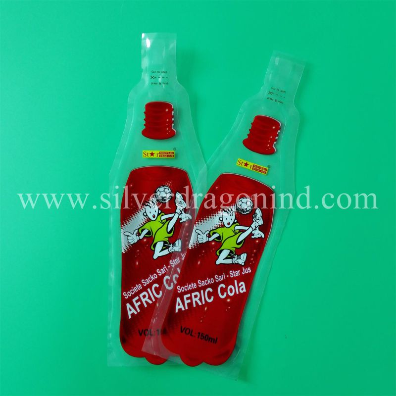 Custom Printed Plastic Drink Bags for 50ml, 100ml, 150ml, 200ml, 250ml, 300ml, 350ml, 400ml, 450ml&500ml