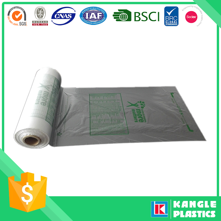 Plastic Clear Flat Food Grade Freezer Bag on Roll