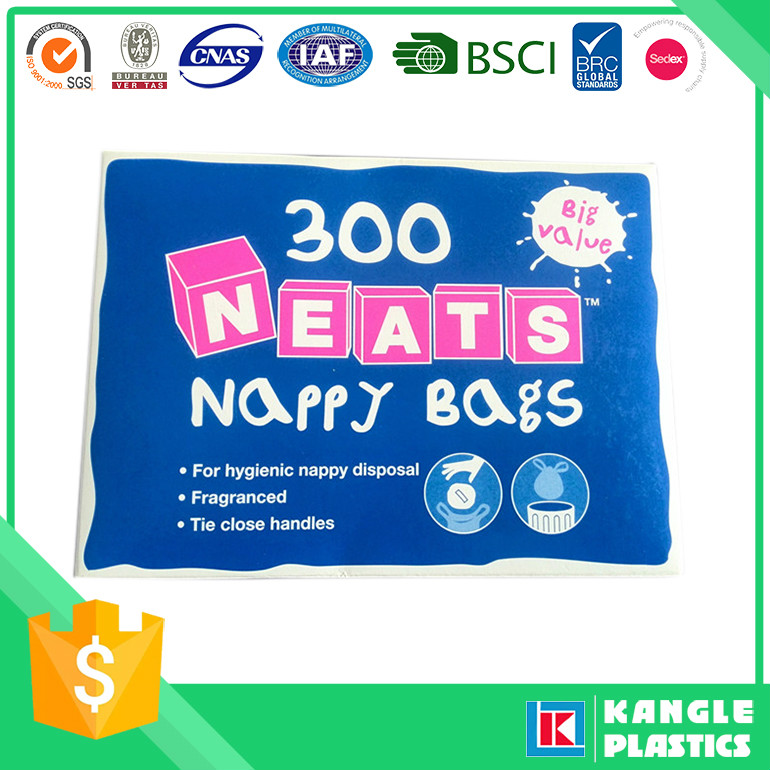Plastic Disposable Scented Baby Nappy Bag